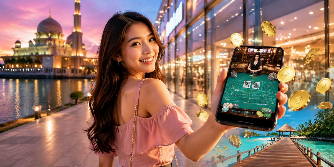 Permainan baccarat kasino langsung bergaya Malaysia di Putrajaya